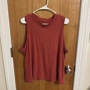 a new day Women's Muscle Tee in Deep Red